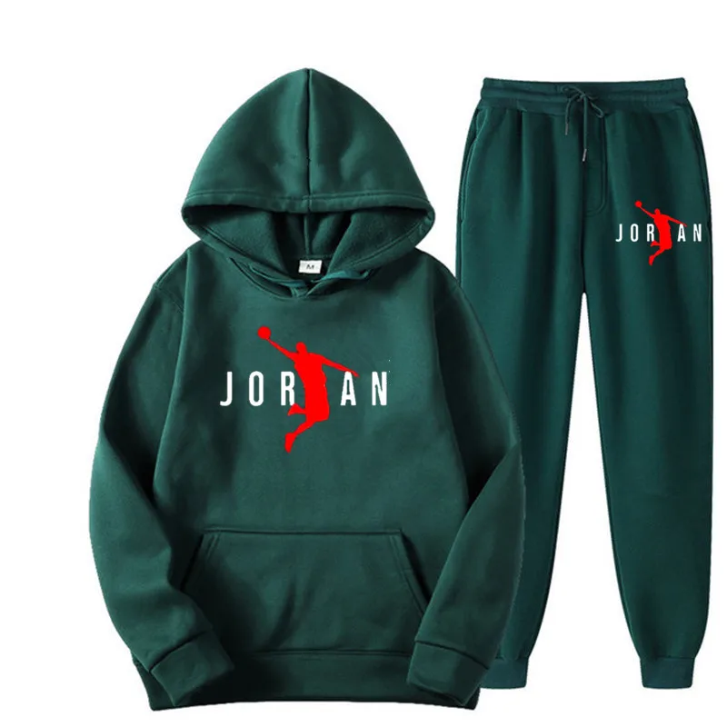 Jogger Sweatpants Men - Базовый комплект из флисовых худи и
