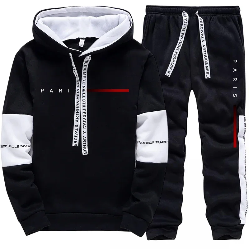 Paris Men'S Fashion - Мужские толстовки с капюшоном, спортивные штаны,