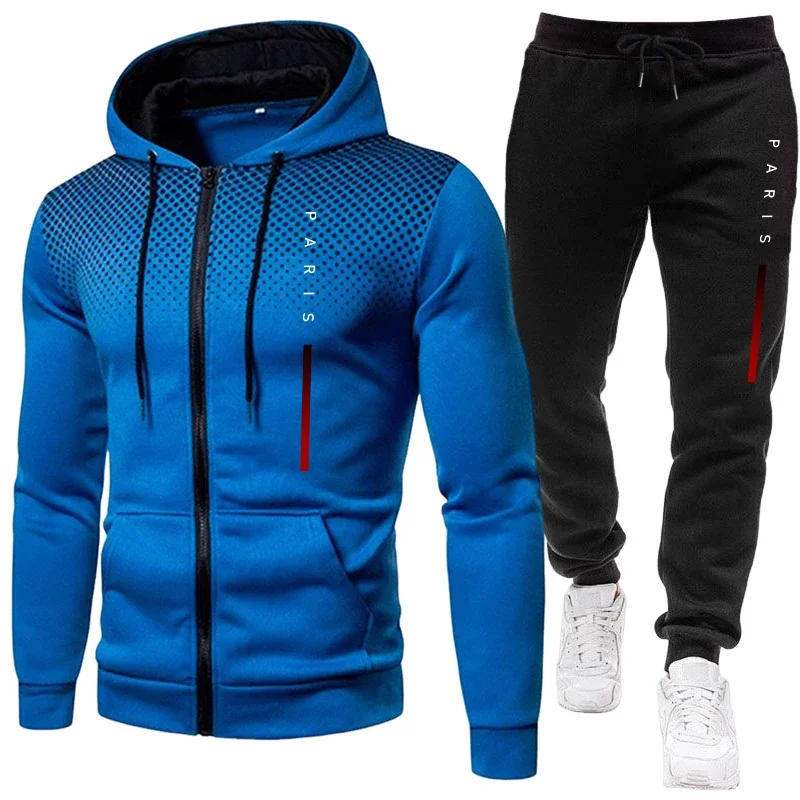 Paris Men'S Fashion - Осенне-зимний повседневный спортивный костюм с капюшоном