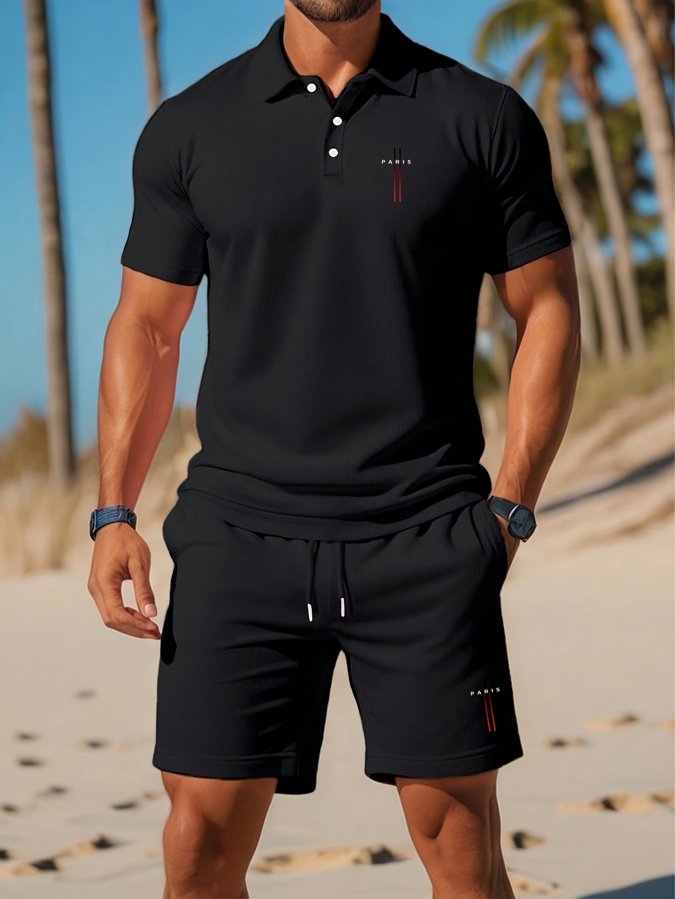 Queer Men'S Fashion - Летний мужской комплект поло 2026 года