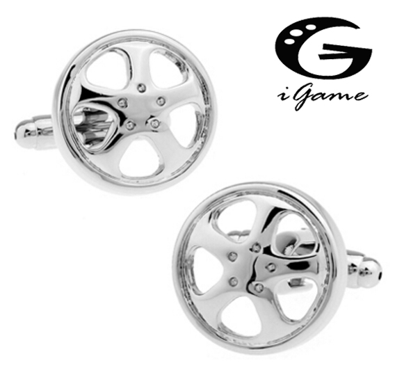 Men'S Fashion Hub - Оригинальные запонки iGame серебристого цвета, модные
