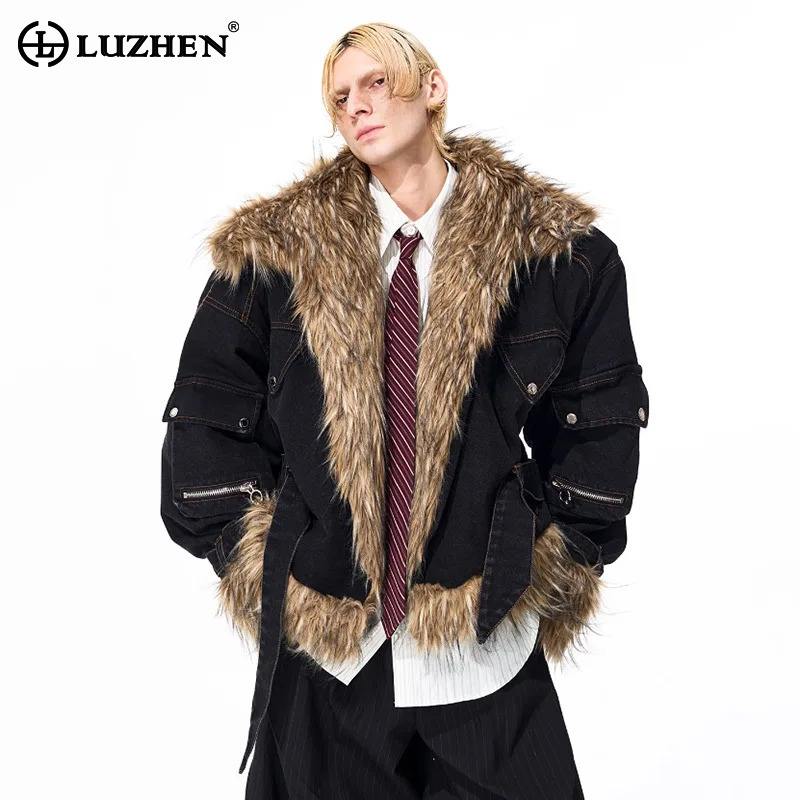 Mens Fashion Winter 2025 - LUZHEN модная персонализированная утепленная зимняя парка