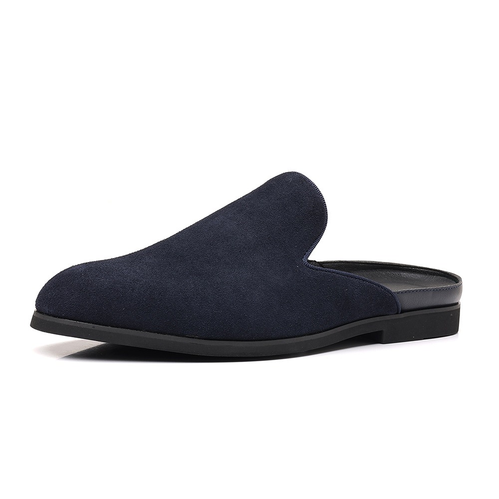 Men'S Fashion Loafers - Мужские замшевые мюли, лоферы, классические тапочки,