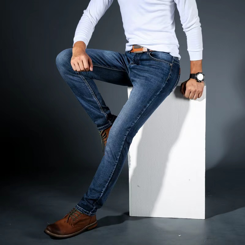 Men'S Fashion For 70 Year Old - Мужские модные прямые джинсы, мужские брюки