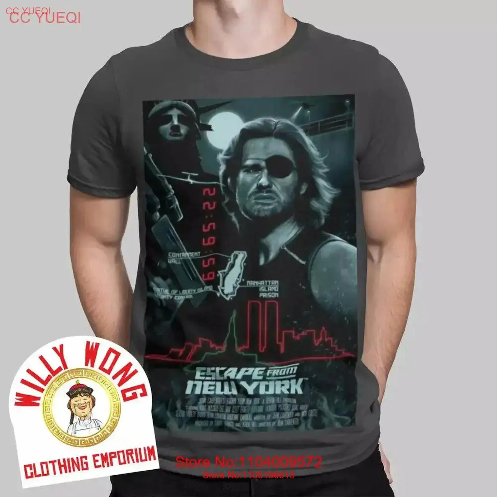 York Men'S Fashion - Футболка «Втеча из Нью-Йорка» в стиле