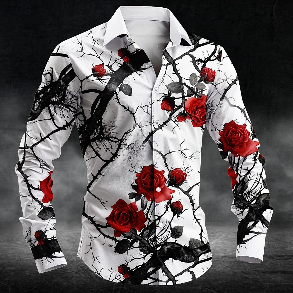 Men'S Fashion Usa - Модная мужская рубашка с 3D-принтом в