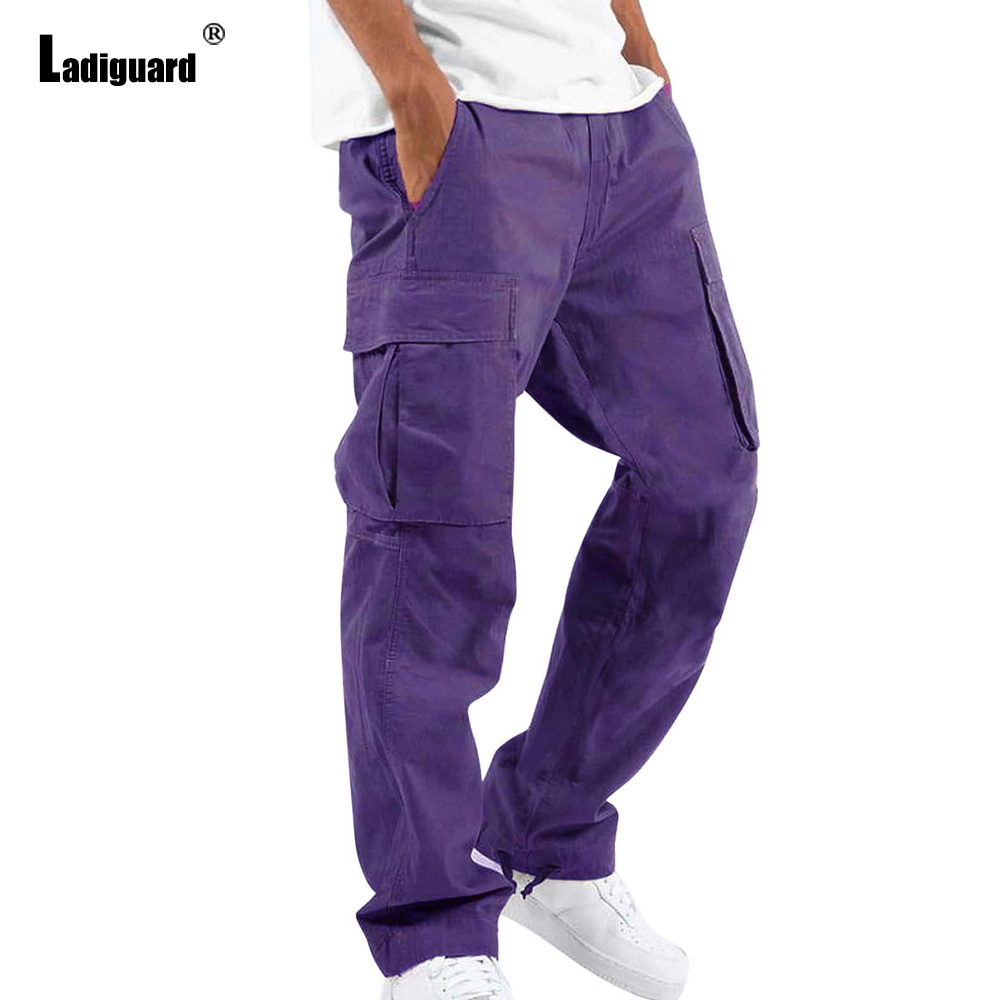 Men'S Fashion Khaki Pants - Мужские брюки размера плюс 5xl с