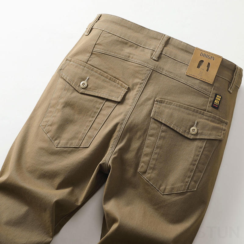 KSTUN Мужские повседневные брю – обзор и цена Men'S Fashion Khaki Pants