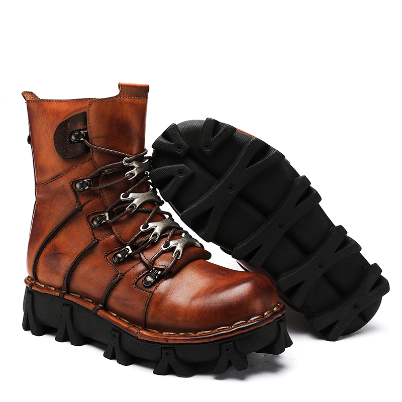 Модные мужские мотоциклетные б – обзор и цена Mens Fashion Combat Boots