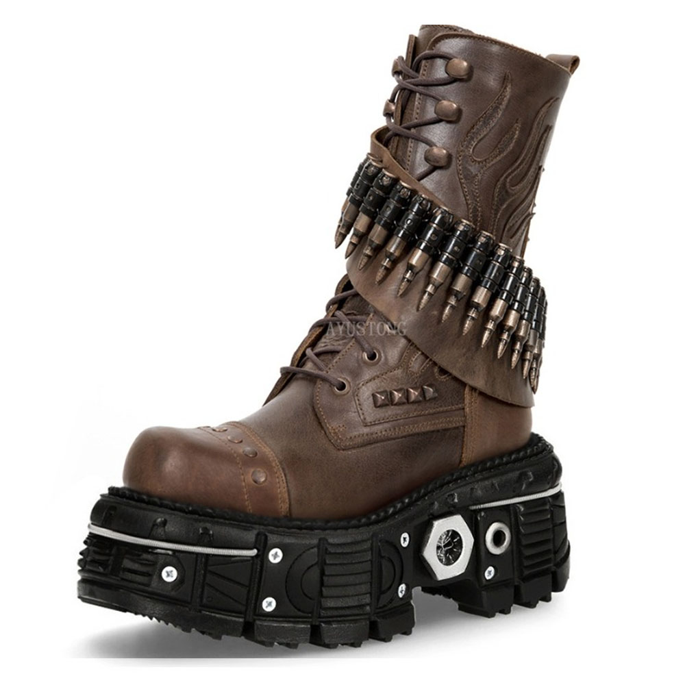 Новые модные мотоциклетные бот – обзор и цена Mens Fashion Combat Boots