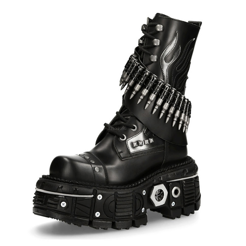 Новые модные мотоциклетные бот – обзор и цена Mens Fashion Combat Boots