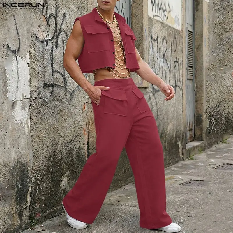 Мужской комплект INCERUN: одно – обзор и цена Men'S Fashion Usa