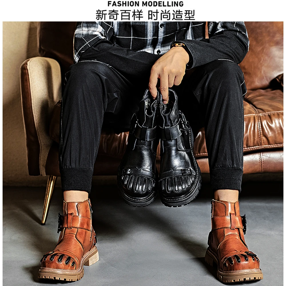 Новые модные мужские ботинки и – обзор и цена Mens Fashion Combat Boots