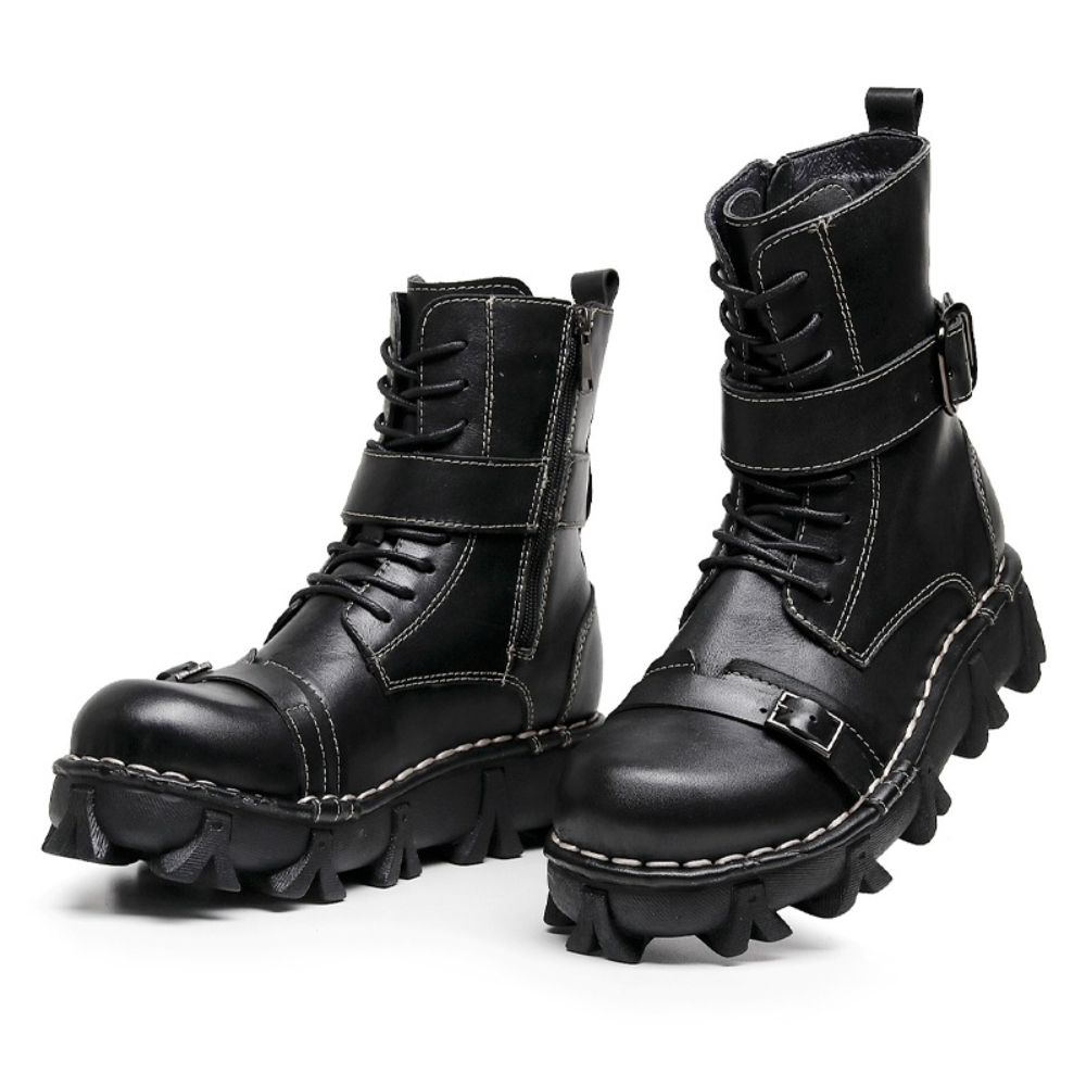 Модные мужские мотоциклетные б – обзор и цена Mens Fashion Combat Boots