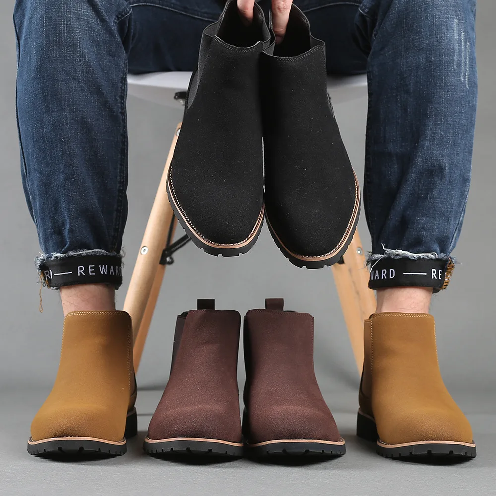 Мужские ботильоны, замшевые ко – обзор и цена Mens Fashion Winter 2025