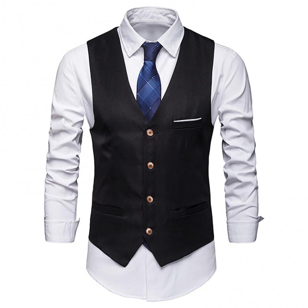 Жилеты для мужчин, приталенный – обзор и цена Formal Waistcoat Vest