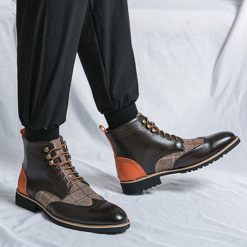 Модные уличные боевые ботинки  – обзор и цена Mens Fashion Combat Boots