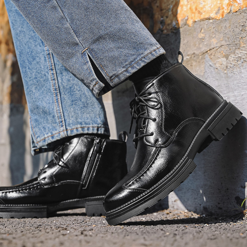 Роскошные дизайнерские мужские – обзор и цена Mens Fashion Combat Boots